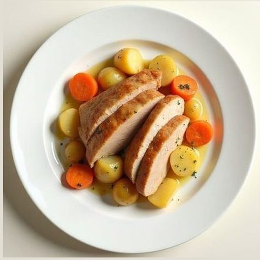 Индейка с картофелем и овощами