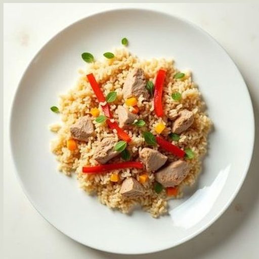 Индейка с рисом и перцем