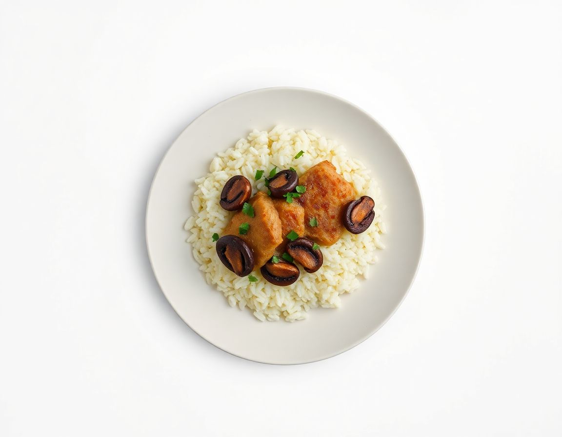 Котлеты с рисом и грибами