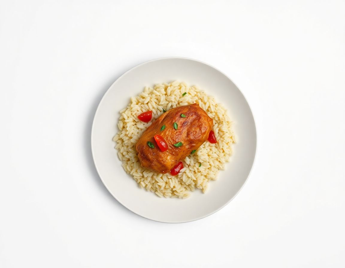 Курин. бедро с рисом и перцем