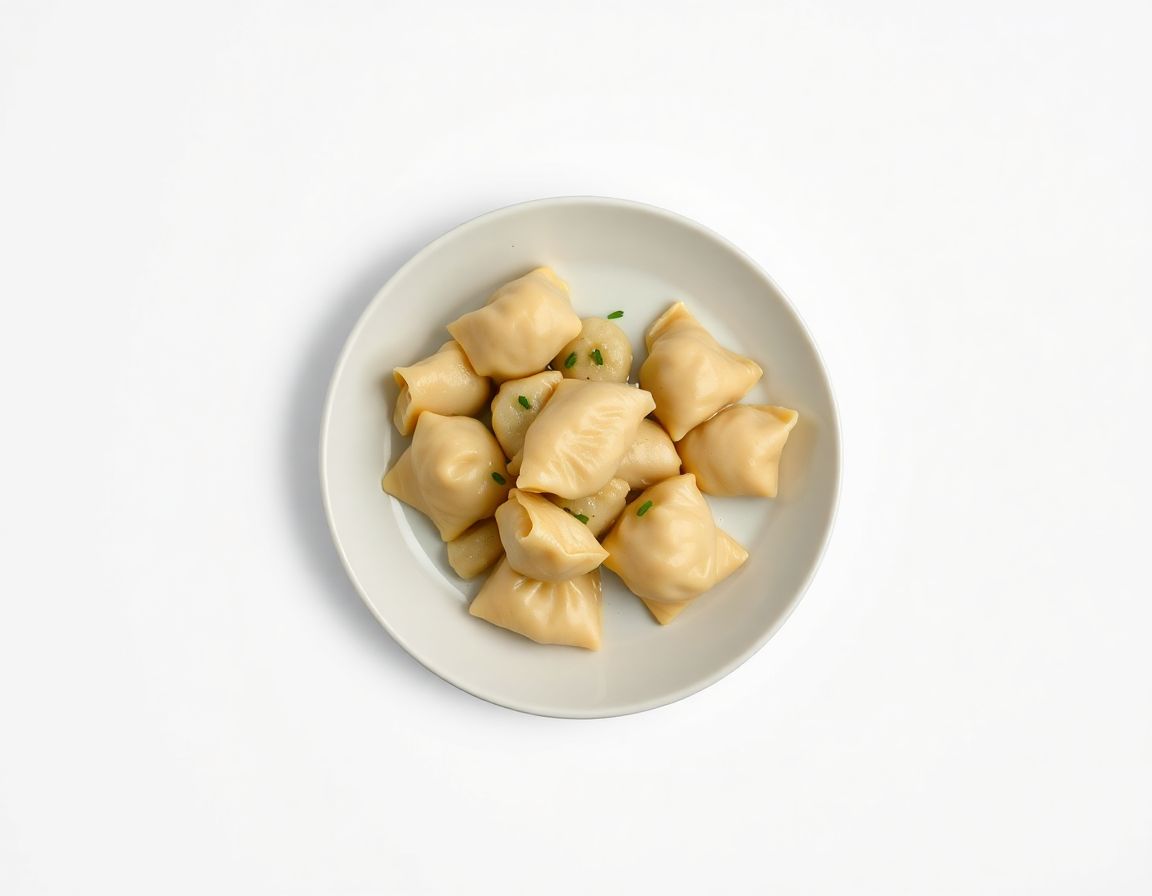 Куриные пельмени с зел.
