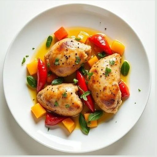 Курица с перцем