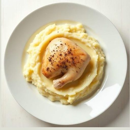 Курица с пюре