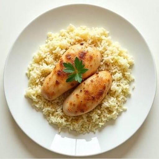 Курица с рисом и капустой