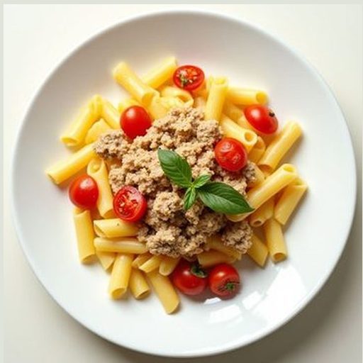 Макароны с тунцом