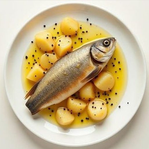 Минтай с картофелем