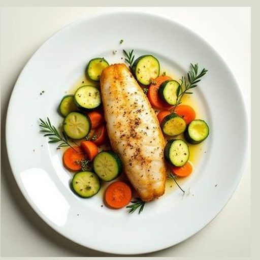 Минтай с овощами