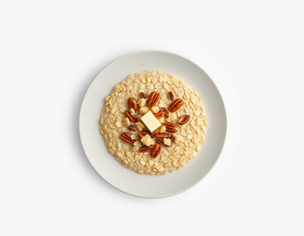 Овсянка с орехами