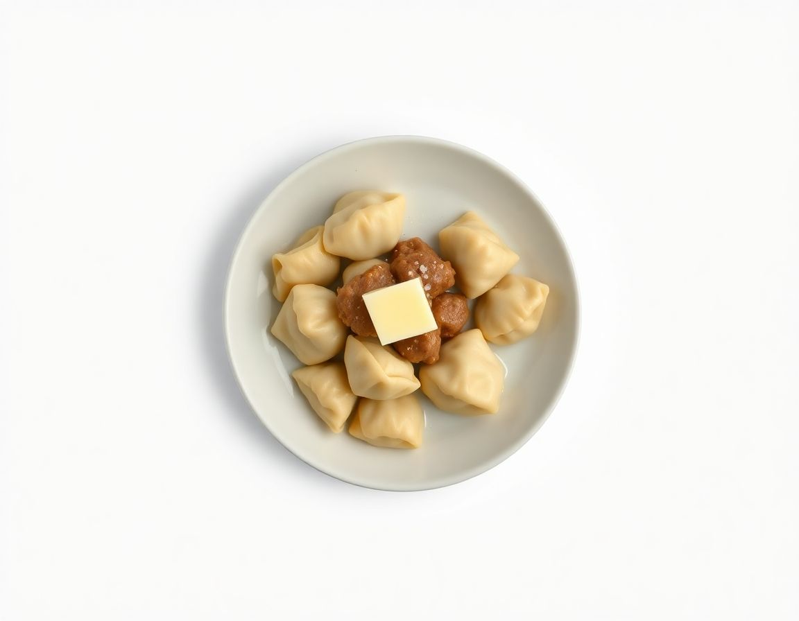 Пельмени с маслом