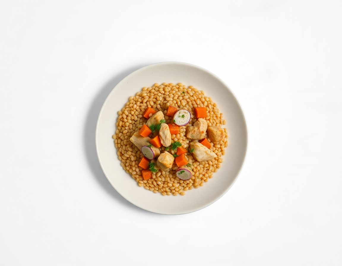 Перловка с курицей