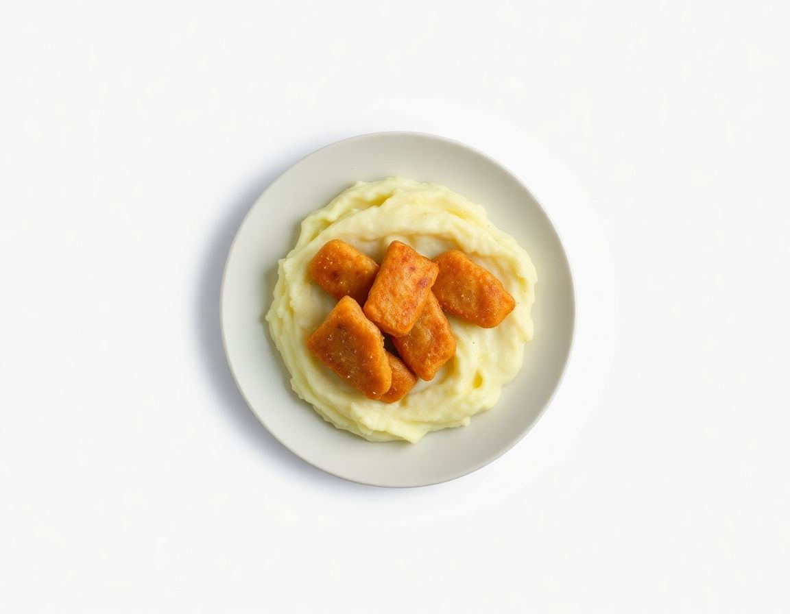 Рыбные палочки с пюре
