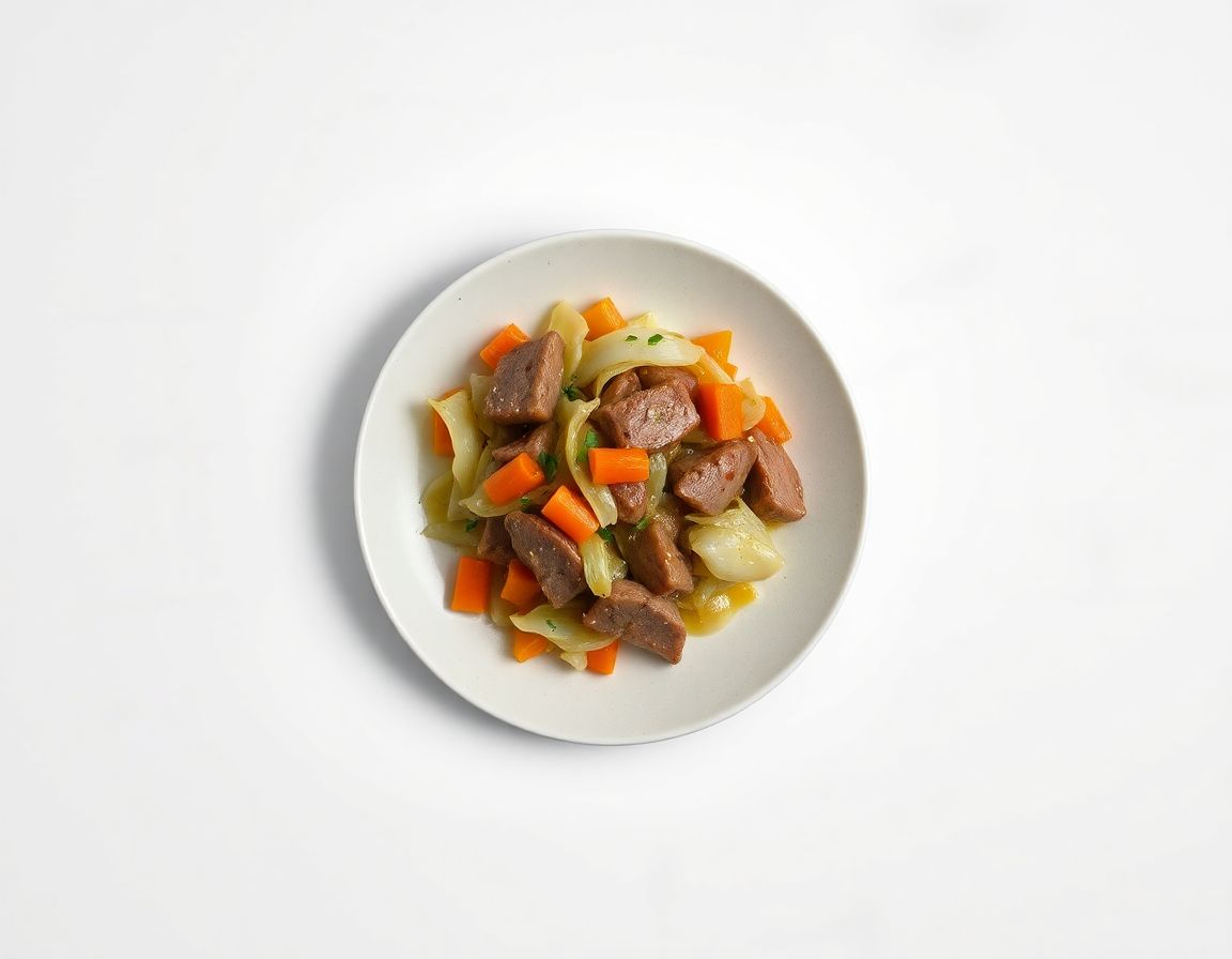 Свинина с капустой