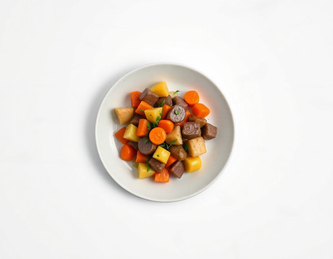 Свинина с картофелем и овощами