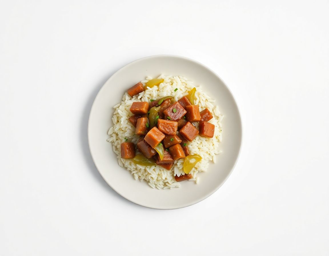 Свинина с рисом и капустой