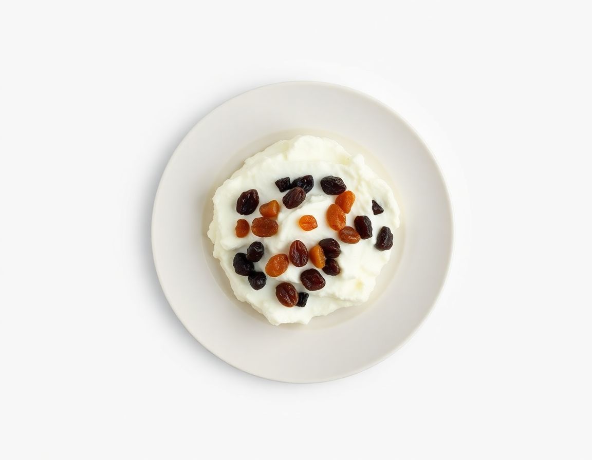 Творог с изюмом